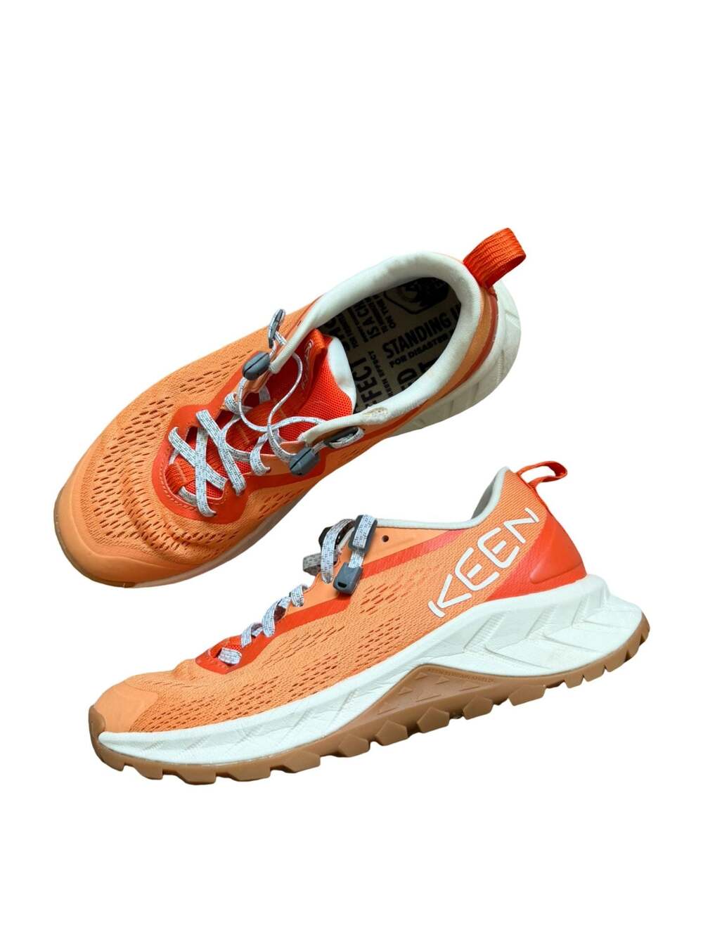 KEEN Women's Versacore Speed Trail Running Shoes, Tangerine/Scarlet Ibis
